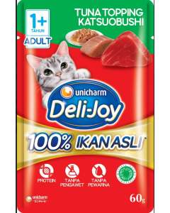 Deli-Joy Pouch Tuna & Katsuobushi 60g ID
